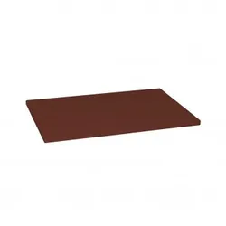 Braunes Teflon-Schneidebrett 40x30xH2 cm Polyethylen