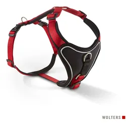 Wolters Professional Comfort Geschirr rot/schwarz 80 - 95 cm