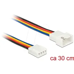 DELOCK 85361 - Delock Kabel Power 4 Pin Stecker > 4 Pin Buchse PWM, 30 cm