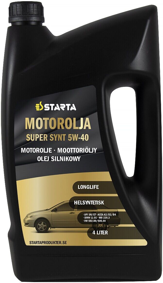 Starta Motorolja Super Syntet 5W-40, 4 l
