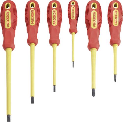 Proxxon Industrial VDE Schraubendreher-Set 6teilig Schlitz, Kreuzschlitz Phillips