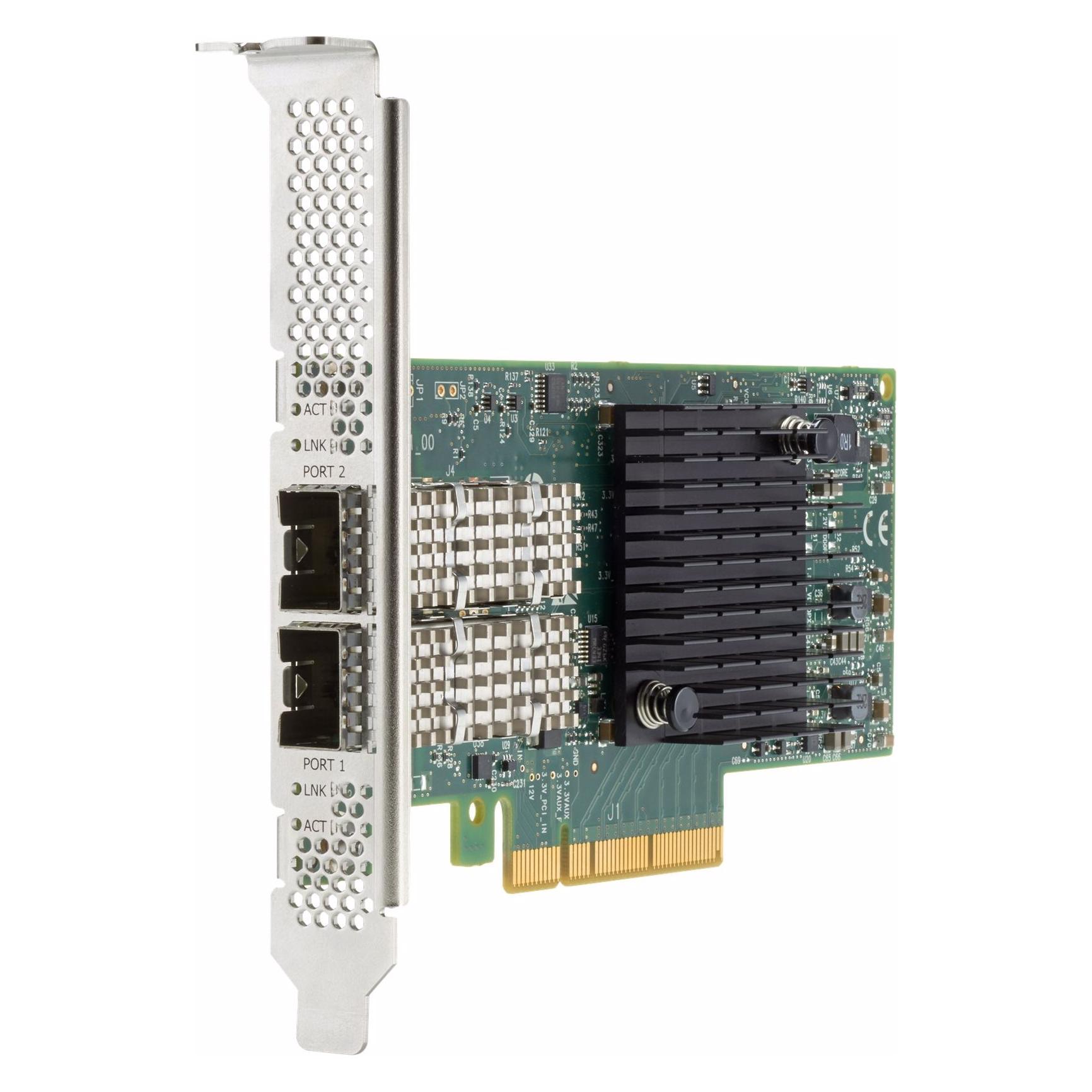 HPE 548SFP+ - Netzwerkadapter - PCIe 3.0 x8 - 10 Gigabit SFP+ x 2 (Ethernet) (P11338-B21)