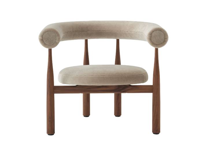 New Works Bukowski Lounge Chair Walnut, Rest 23