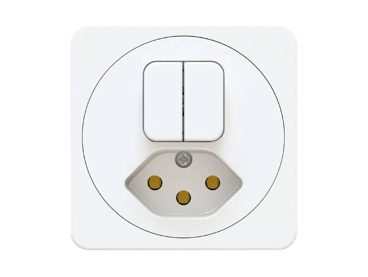 Max Hauri Kleinkombi Schema 3+3 / Typ 13 Gr.1x1 AP Max Hauri weiss