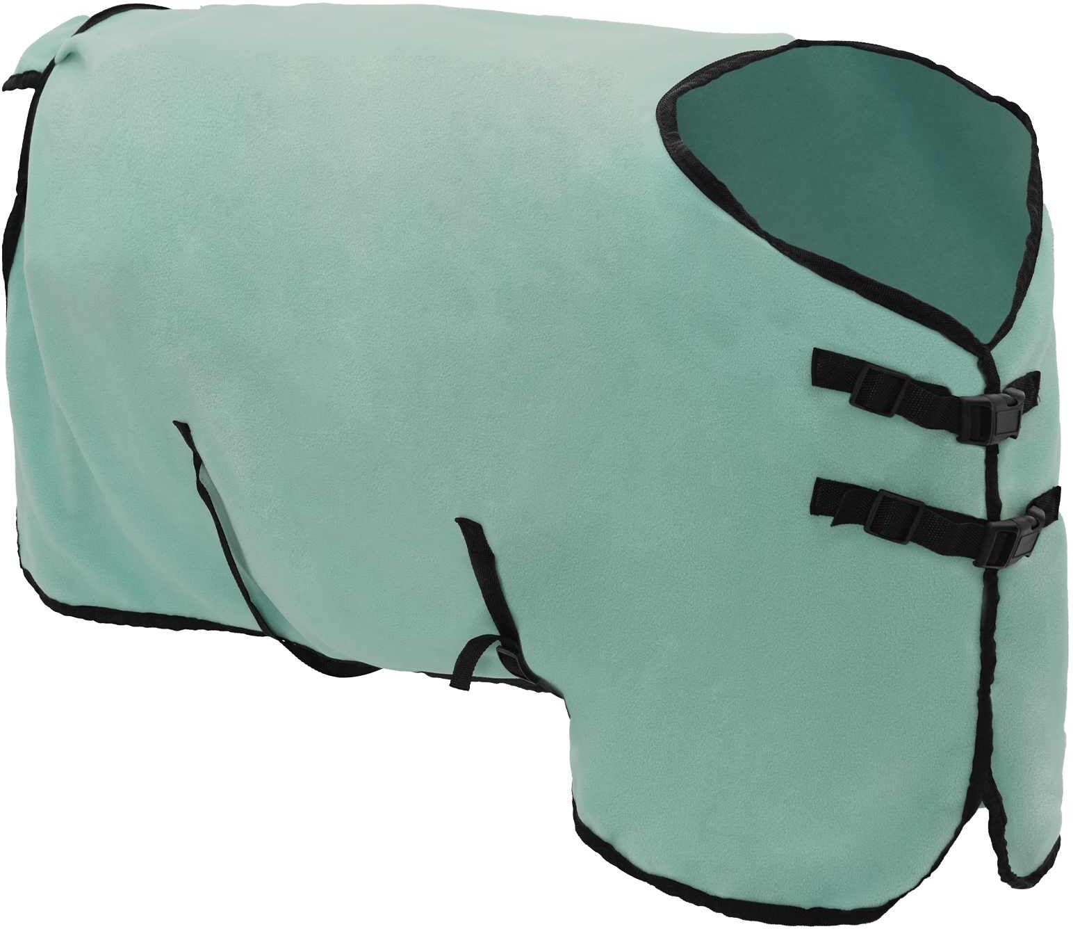 vidaXL Couverture Équine Vert 95 cm Fleece en polyester