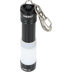 NEBO Schlüsselanhänger Poplite LED Taschenlampe, schwarz, 11 cm