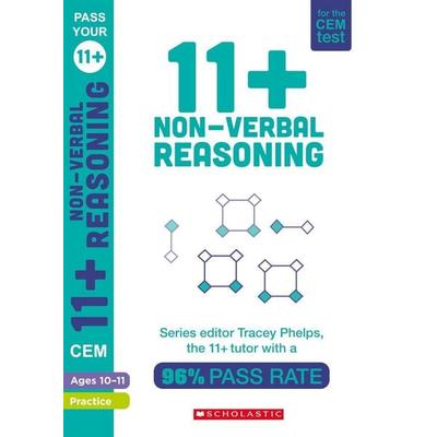 11+ Non-Verbal Reasoning Practice and Assessment for the CEM Test Ages 10-11, Taschenbuch von Tracey Phelps, Scholastic, 978-1-4071-8378-7
