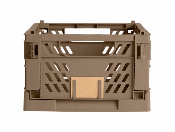 Schou Aufbewahrungsbox XL Faltbar Walnuss