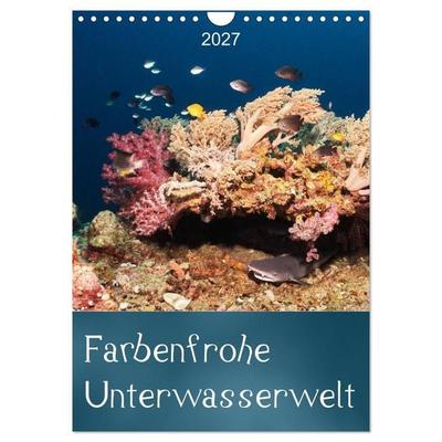 Farbenfrohe Unterwasserwelt (Wandkalender 2027 DIN A4 hoch), CALVENDO Monatskalender