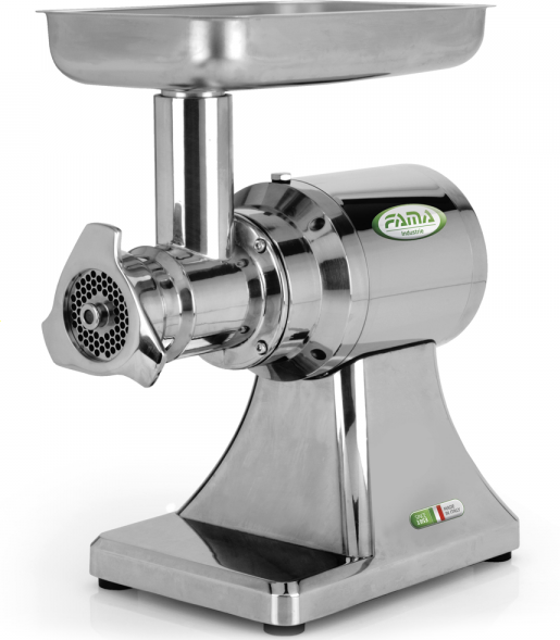 Fama Industrie Fama TS22 - Hachoir à viande électrique - Groupe de hachage en fonte - 400V