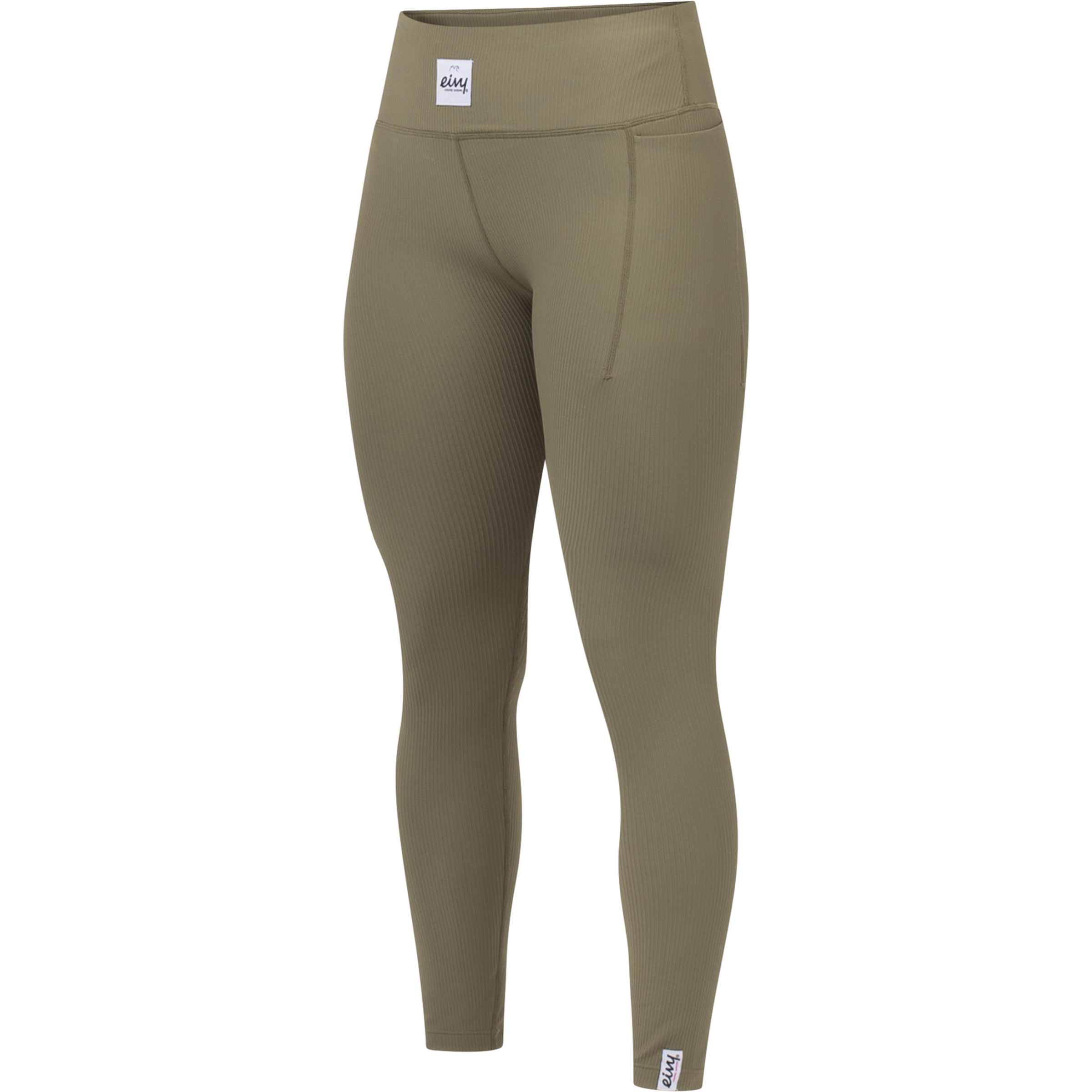 Eivy Pocket Rib Tights Damen Yogahose oliv Größe M Yoga | Training & Fitness Elastisch