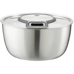 Meisterkoch Salatschleuder  OPTIMUS ¦ silber ¦ Edelstahl,Kunststoff ¦ Maße (cm): H: 14,5  Ø: 27.0