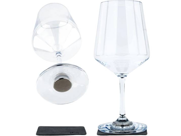 Weingläser-Set silwy Transparent Kunststoff 2 Stk