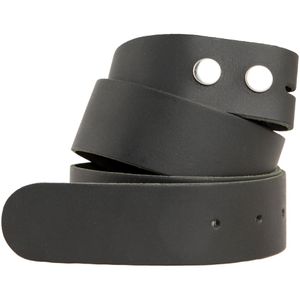 Shenky Gürtel 4cm Wechselgürtel, schwarz, ohne Schnalle, Echt Leder, Länge 100 cm
