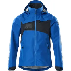 Hardshell-Regenjacke "ACCELERATE" - 3XL - azurblau/schwarzblau