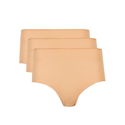 Taillenslip NINA VON C. "Secret", Damen, Gr. 42, braun (caramel), Microfaser, Obermaterial: 95% Polyamid, 5% Elasthan, unifarben, körpernah, Unterhosen Taillenslip, basic, eng, elastisch, atmungsaktiv, bequem, kein Einschneiden