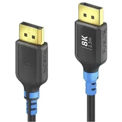 Purelink FlexInstall Kabel FI-DP100-015-PCK DisplayPort - DisplayPort, 1.5 m (1.50 m), Videokabel, Blau, Schwarz