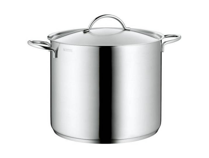 WMF Gemüsetopf, Silberfarben, Metall, 14 l, backofengeeignet, breiter Schüttrand, geschmacksneutral, säurefest, Kochgeschirr, Töpfe, Kochtöpfe