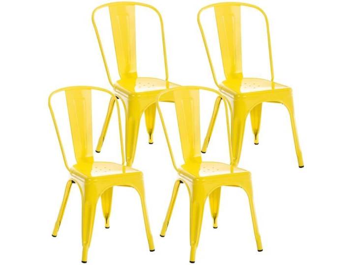 -CLP-Lot de 4 chaises empilables Benedikt-Array