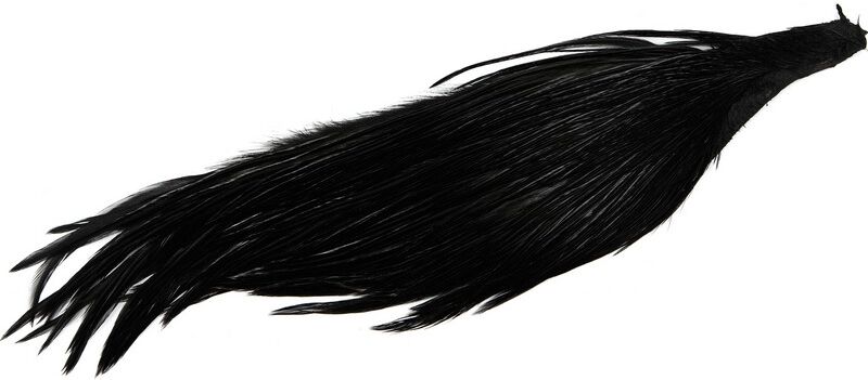 Hareline Half Cape-Black