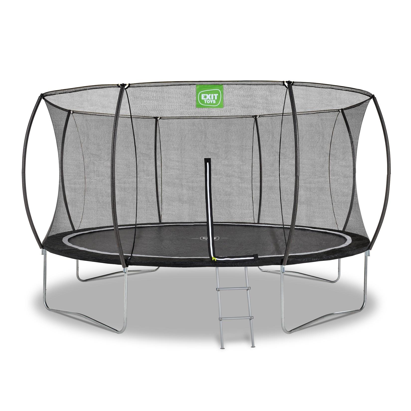 EXIT Black Edition Trampolin ø366cm - schwarz