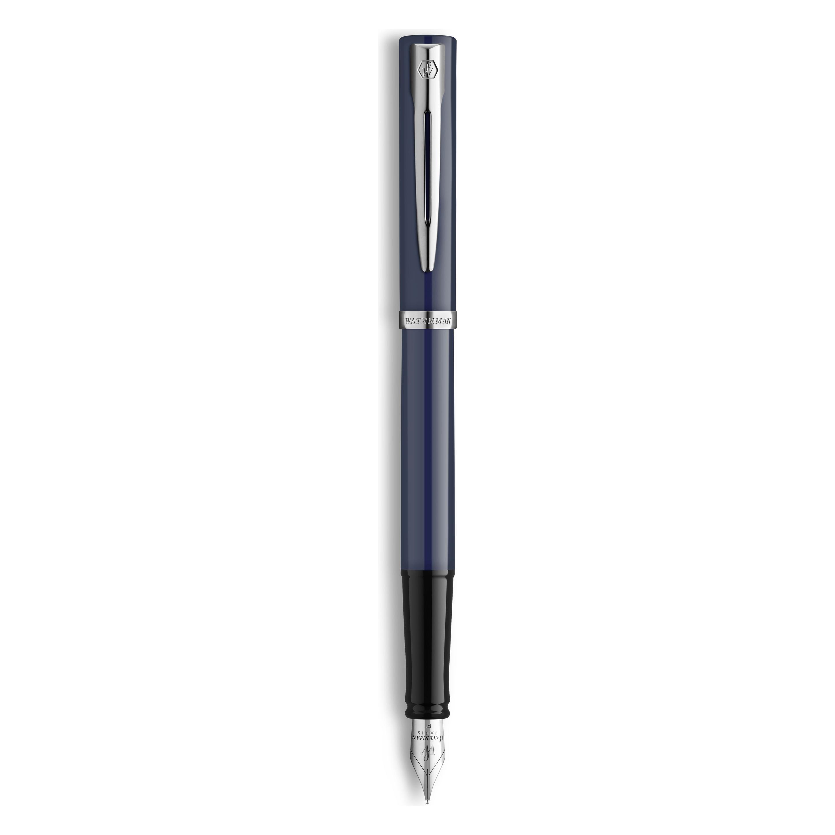 Waterman Füllfederhalter IMPRESSION blauer Lack CT F Blau Geschenkbox (1x) (2225502)