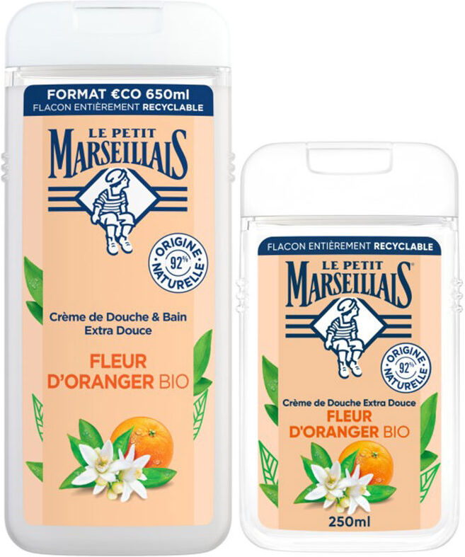 Le Petit Marseillais Coffret cadeau Fleur d’oranger (2 pièces)