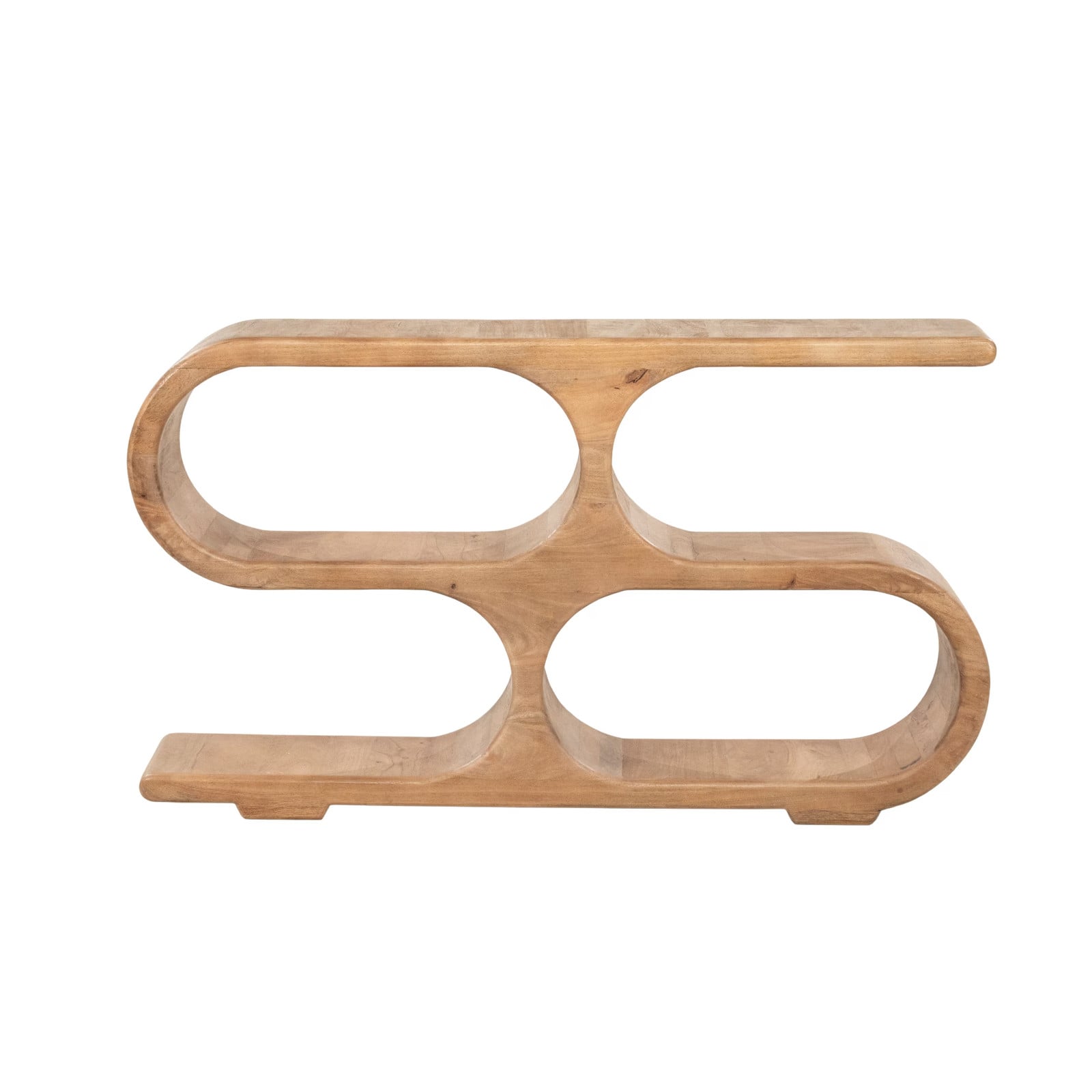 By-Boo Organische Sidetable Esu Mangohout, Natuurlijk, Breedte: 140 cm