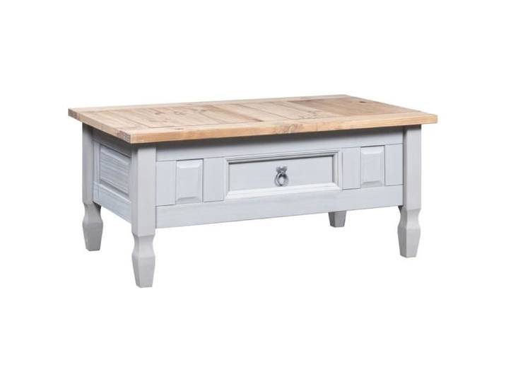 Table basse - Corona - Gamme Corona - Pin massif - Avec tiroir