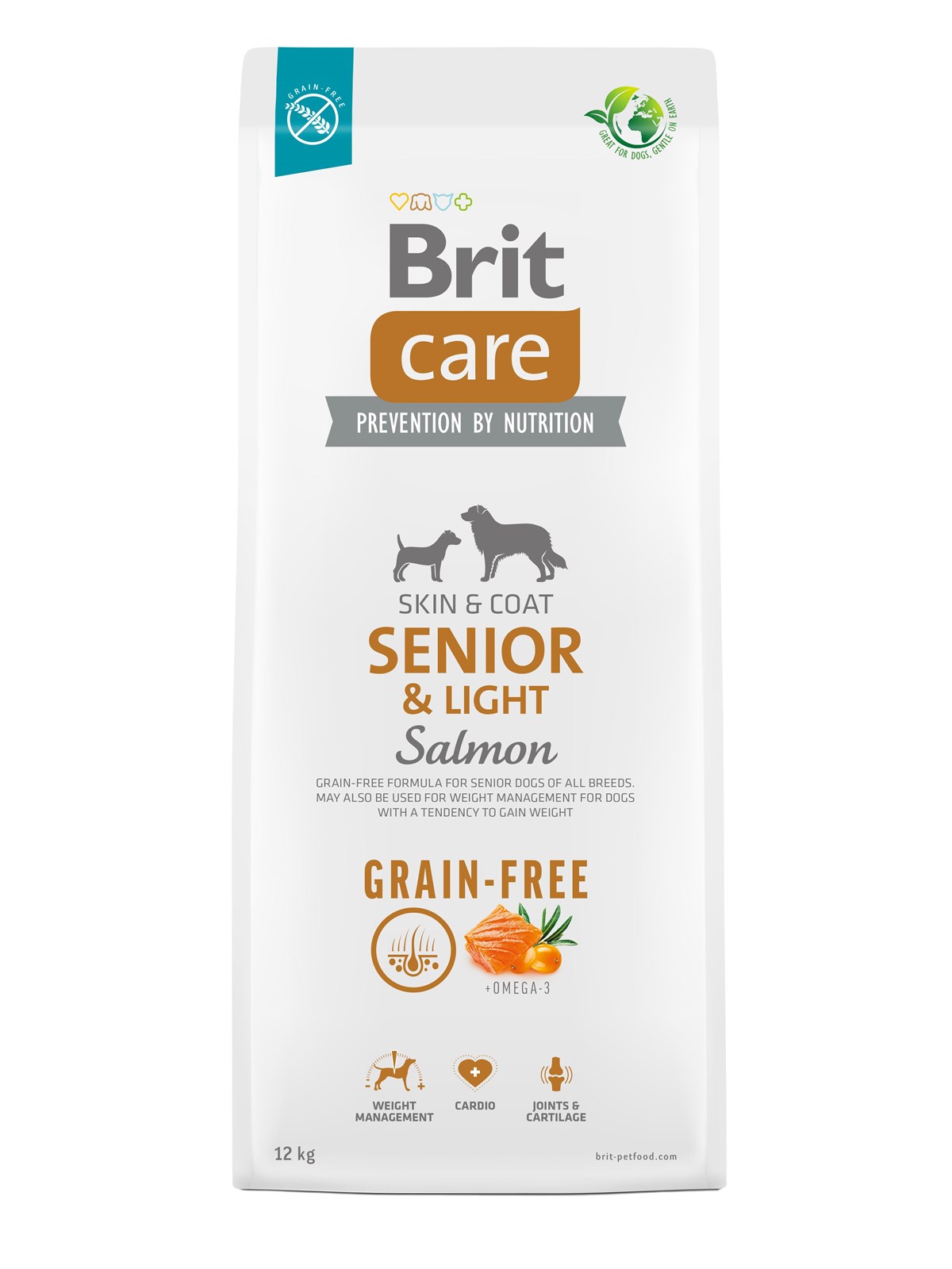 Brit Senior&Light Salmon - dry dog food - 12 kg