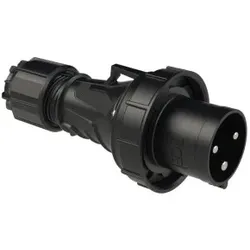 PCE 033-6xs CEE-Stecker 63A 3p 6h IP67 POWER TWIST schwarz 0336xs