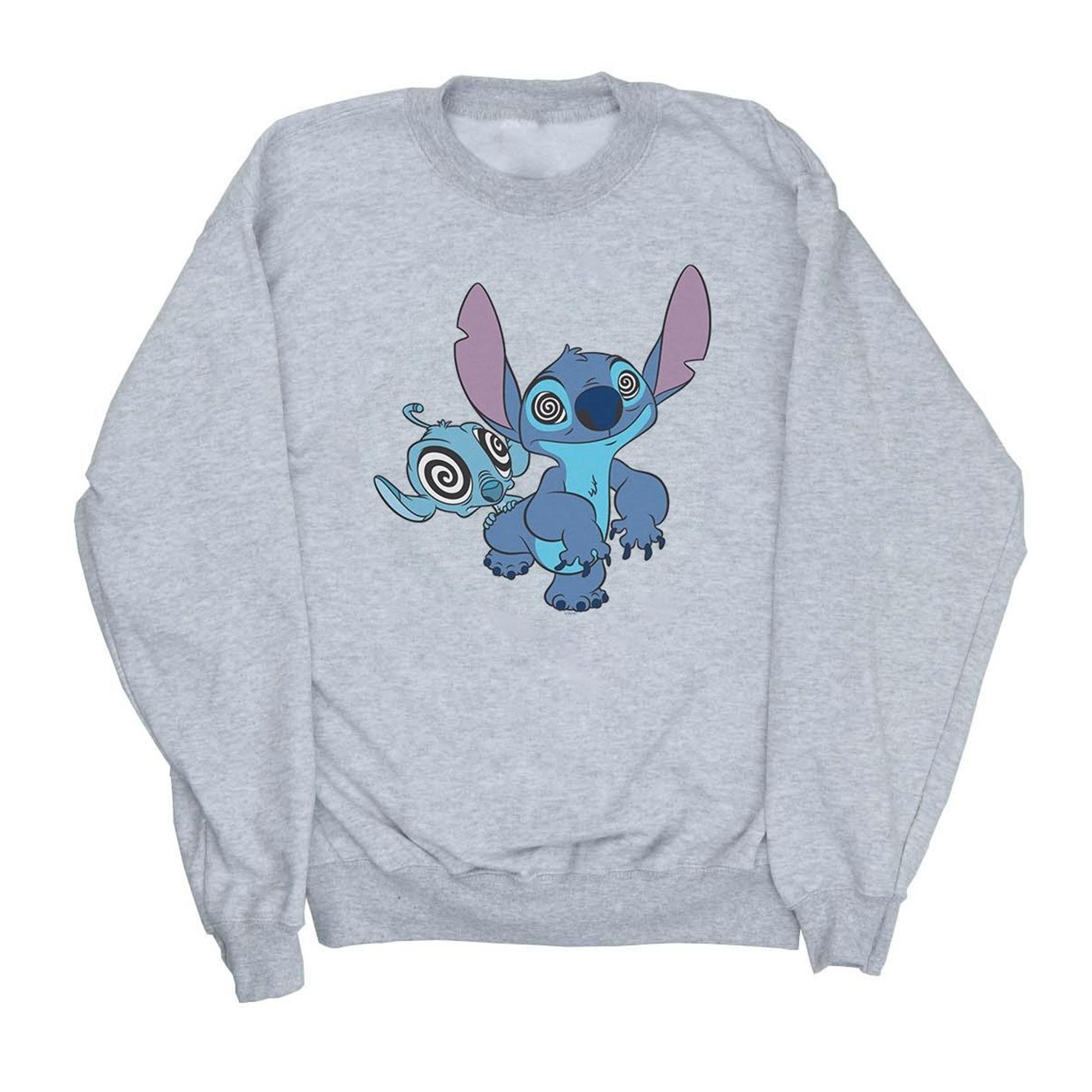 Disney Meisjes Lilo And Stitch Hypnotized Sweatshirt (Sportgrijs)