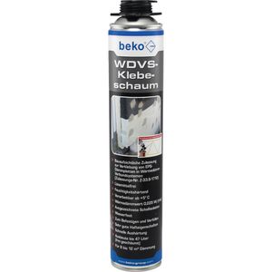 Beko Klebeschaum 280 759, B1, 1K, WDVS, für Polystyrol-Dämmung, Pistolenschaum, 800 ml