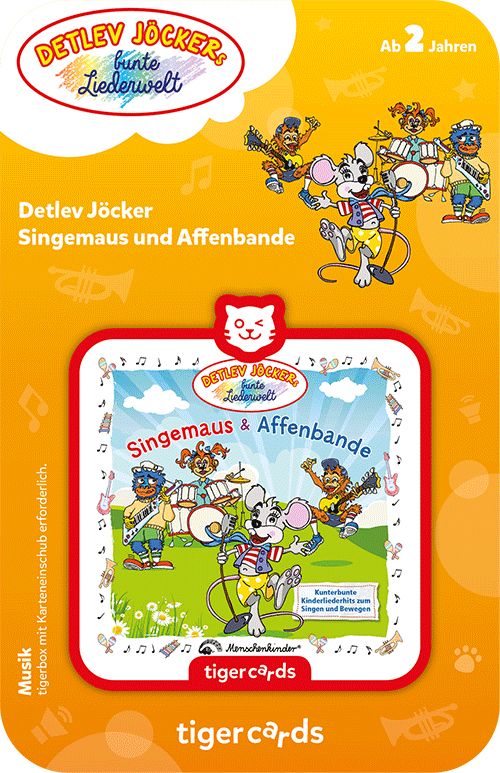 Tiger Media Detlev Jöckers bunte Liederwelt - Dingemaus und Affenbande 354846