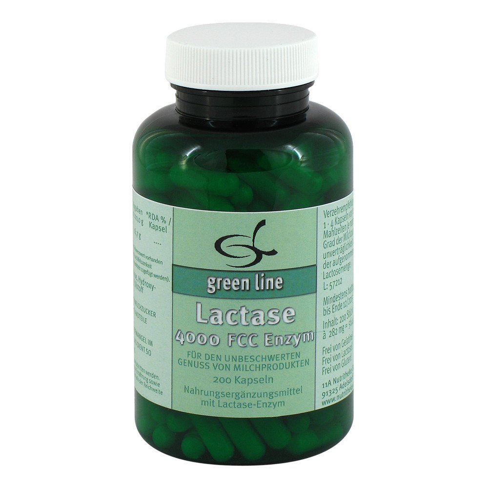 11 A Nutritheke GmbH Lactase 4000 Fcc Enzym Kapseln 09631541