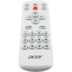 Acer Original Fernbedienung MC.JMV11.007, MC.JMV11.F07, J-25030 (Gerätespezifische Fernbedienung), Fernbedienung, Weiss