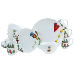 creaTable Kombiservice 16-tlg LUNA - B/H/T ca. 34.00x31.50x33.00