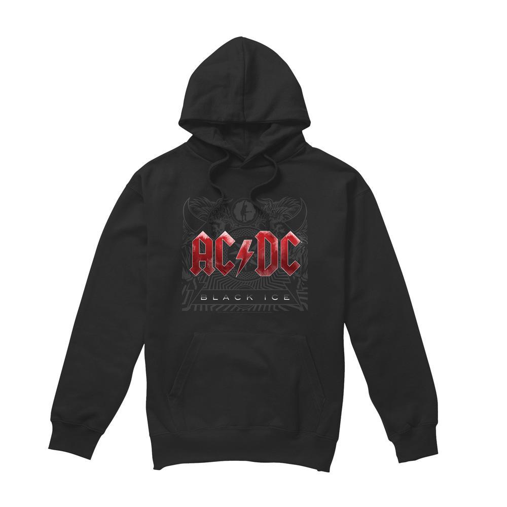 AC/DC Heren Zwart IJs Hoodie (Zwart)
