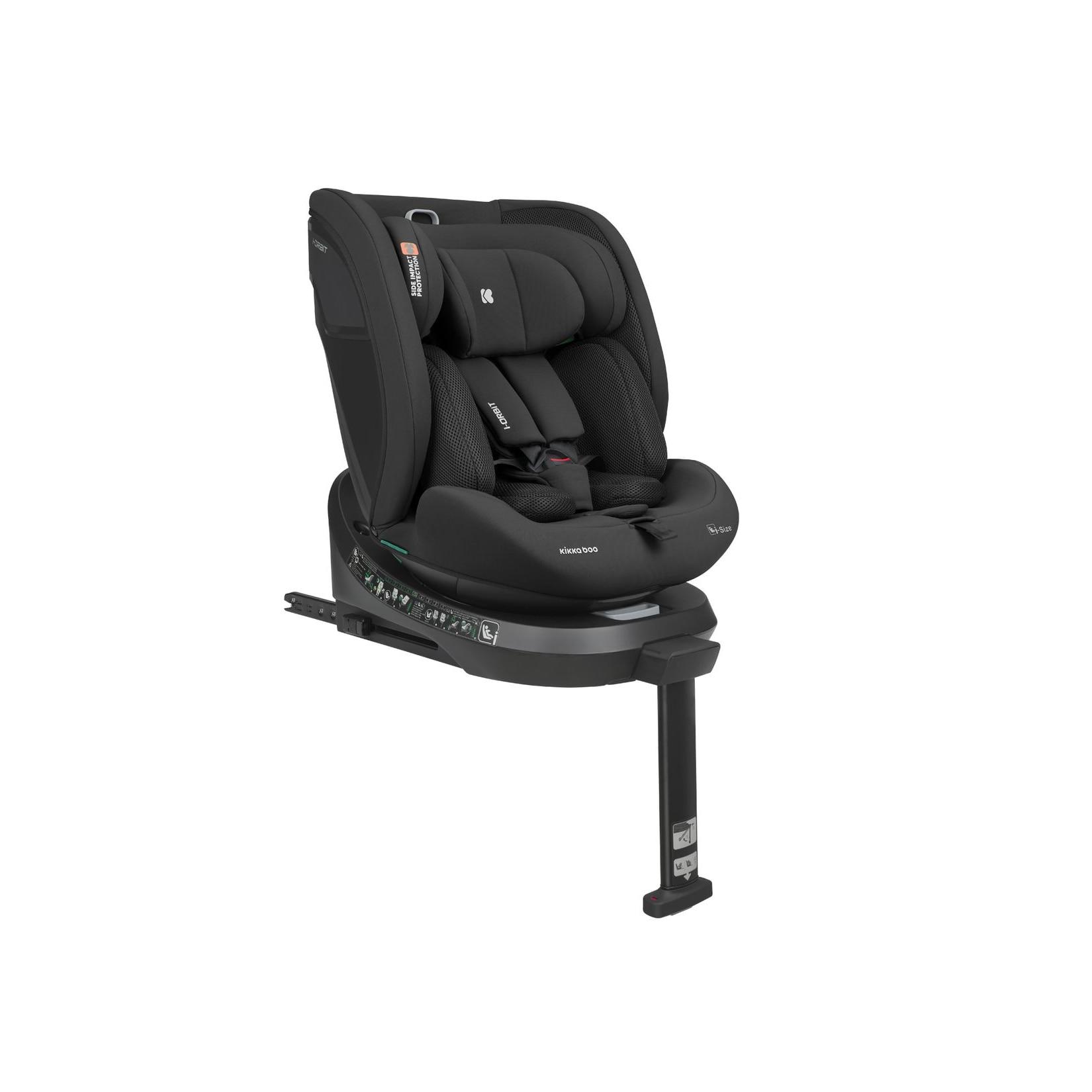 Kikka boo Kindersitz i-Orbit i-Size (40-150cm) Gruppe 0+/1/2/3 Isofix Stützbein schwarz