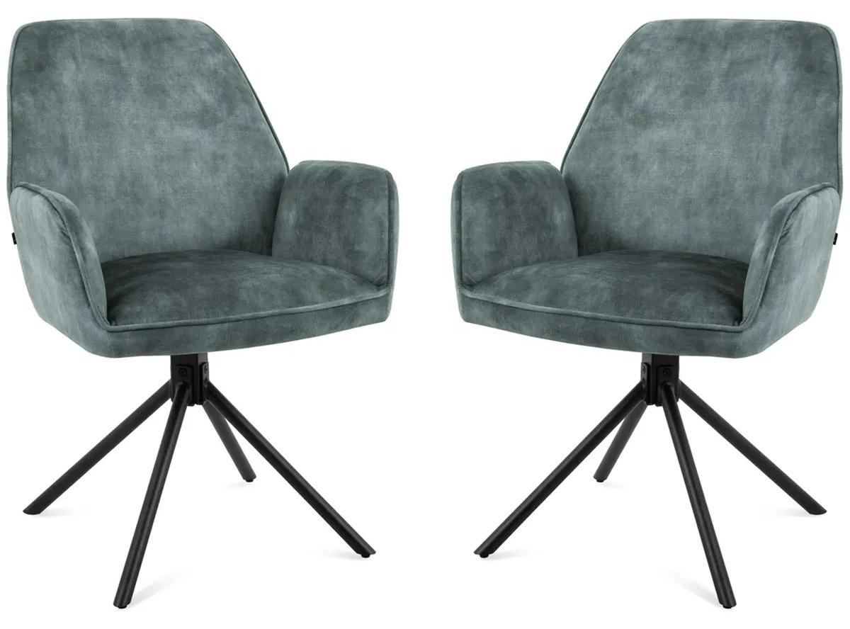 Benoa Esszimmerstuhl Noah Adore, Farbe Ocean (Set aus 2 Stück)