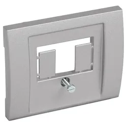 Legrand 771342 Abdeckung TAE Galea soft Aluminium