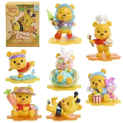 Disney Winnie Puuh Hunny Crew Designer Figuren, ca. 10 cm Sammelfiguren mit Spezial-Effekten, Blind Box (Keine Auswahl möglich)