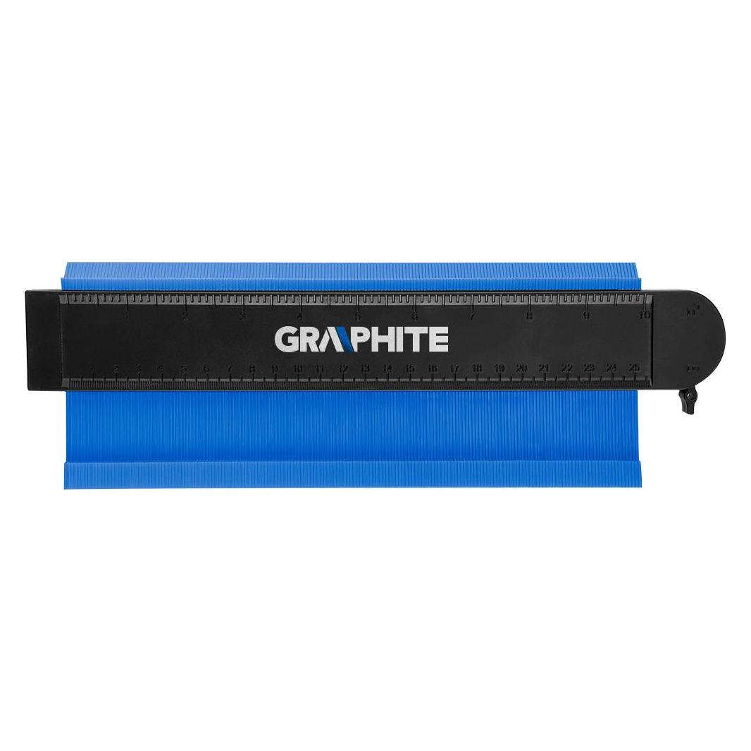 Graphite GRAPHIT Schablone zur Darstellung von Formen 250 mm (55H226)