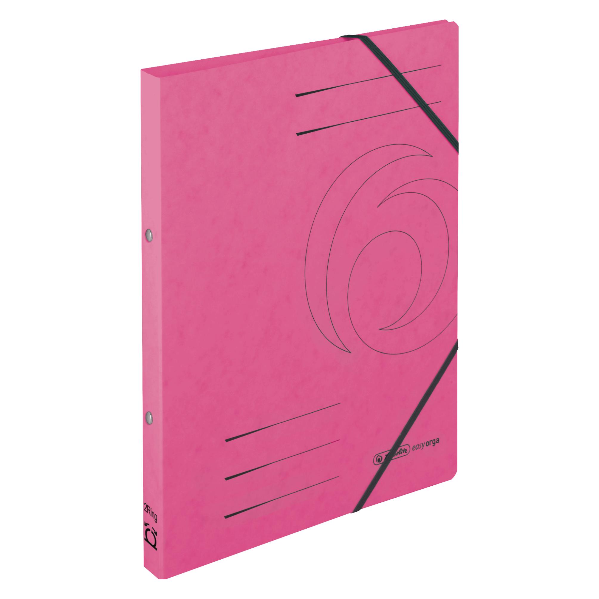 Herlitz Ringhefter easyorga, A4, Karton, fuchsia (A4, 1x) (50023745)
