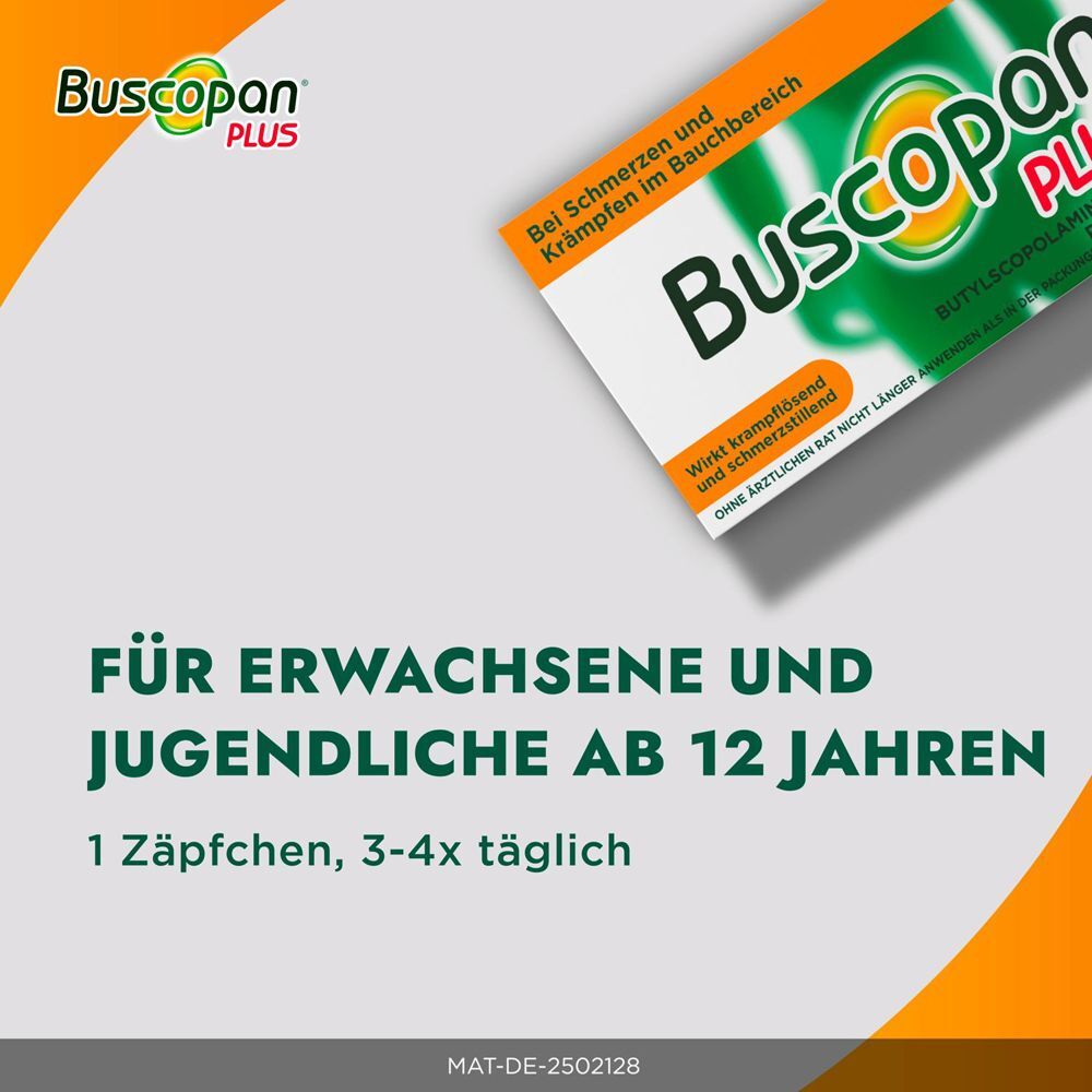 Buscopan plus 10 mg/800 mg Suppositorien St