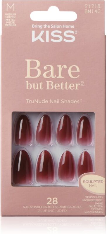Kiss Bare But Better Medium Faux ongles Chemistry 28 pcs