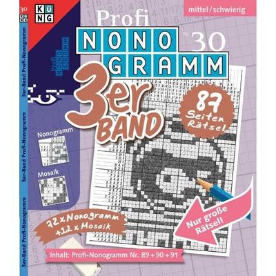 Profi-Nonogramm 3er-Band Nr. 30, Taschenbuch von Conceptis Puzzles, Keesing Schweiz AG, 978-3-905573-99-2