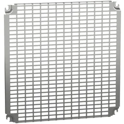Schneider Electric NSYMR55 Perforierte Platten Monoblock, H500xB500mm mit universeller Perforation 11x26mm