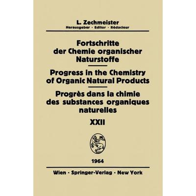Fortschritte der Chemie Organischer Naturstoffe / Progress in the Chemistry of Organic Natural Products / Progrès dans la Chimie des Substances