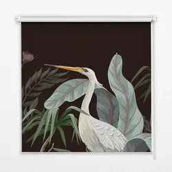 INNENROLLO - Fensterrollo - Rollo - 90x140 cm - Vögel im Laub